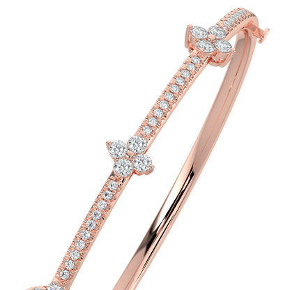 Sparkling Diamond Bracelet-Rose Gold