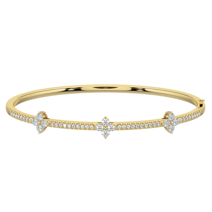 Sparkling Diamond Bracelet-Yellow Gold