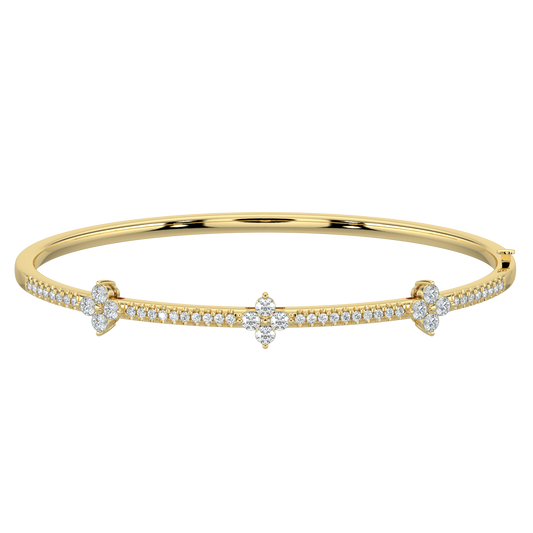 Sparkling Diamond Bracelet-Yellow Gold
