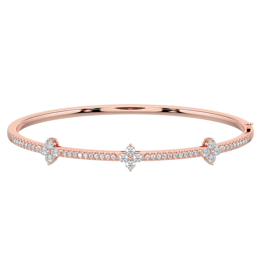 Sparkling Diamond Bracelet-Rose Gold