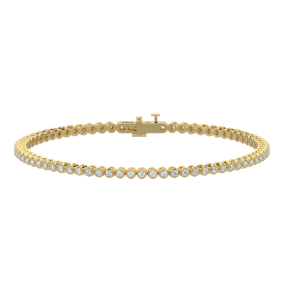 Ace Tennis Diamond Bracelet-Yellow Gold