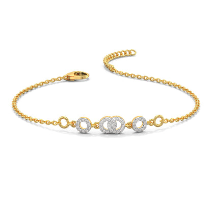 Endless Shine Diamond Bracelet-Yellow Gold