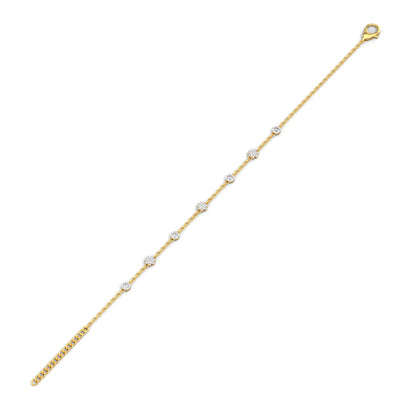 Golden Bloom Bracelet-Yellow Gold