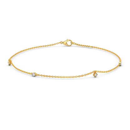 Luxe Minimal Bracelet-Yellow Gold
