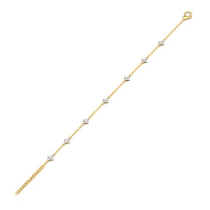 Twinkle Diamond Bracelet-Yellow Gold