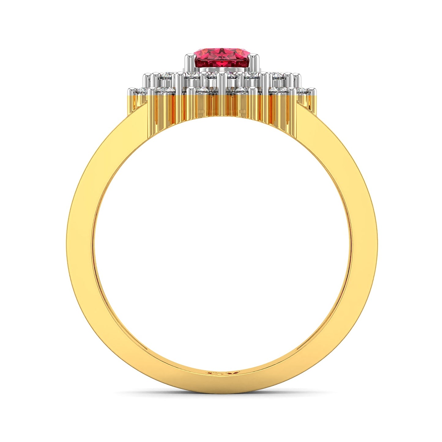 Horizon Red Gemstone Ring