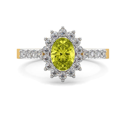Amber Gemstone Ring