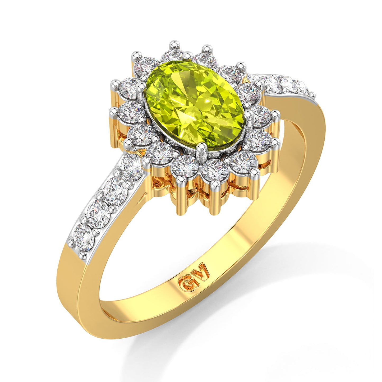 Amber Gemstone Ring