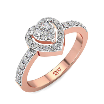 Eternal Sparkle Ring-Rose Gold