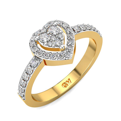 Eternal Sparkle Ring-Yellow Gold