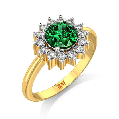 Fern Gemstone Ring