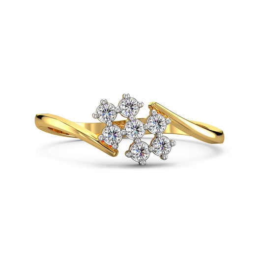 Twinkle Diamond Ring-Yellow Gold