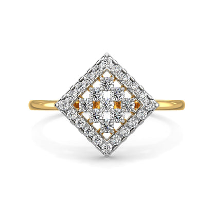 Whispers Diamond Ring-Yellow Gold