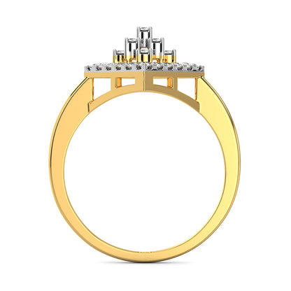 Whispers Diamond Ring-Yellow Gold