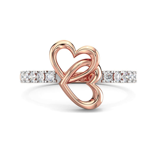Forever Yours Diamond Ring-Rose Gold