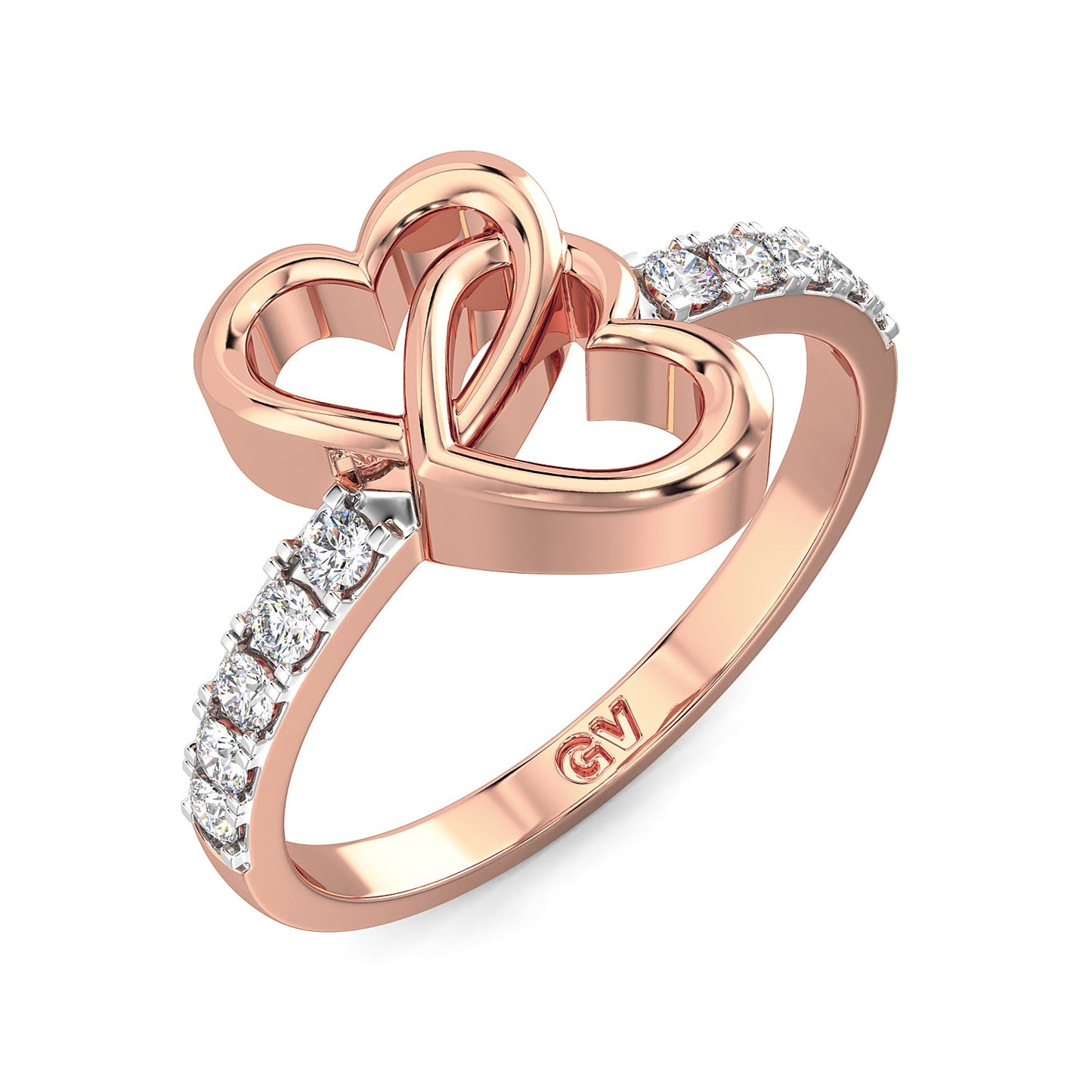 Forever Yours Diamond Ring-Rose Gold