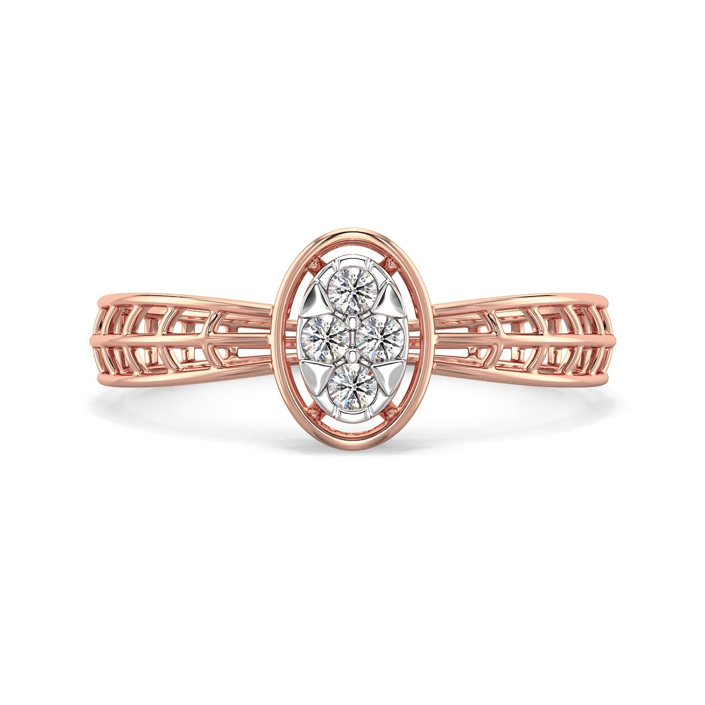 Whisper Diamond Ring-Rose Gold