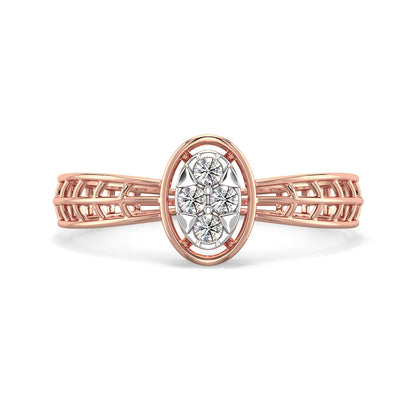 Whisper Diamond Ring-Rose Gold