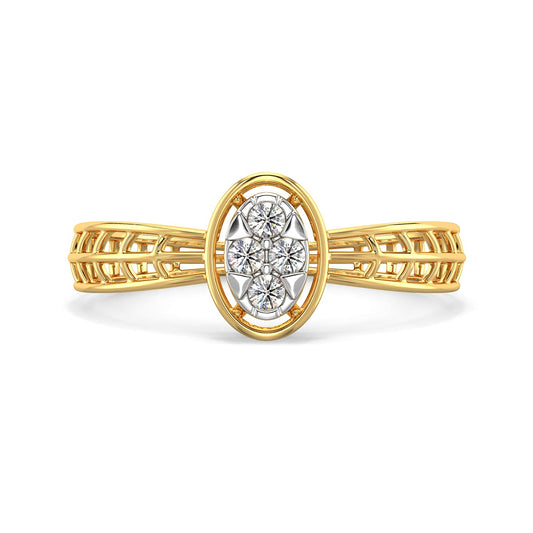 Whisper Diamond Ring-Yellow Gold