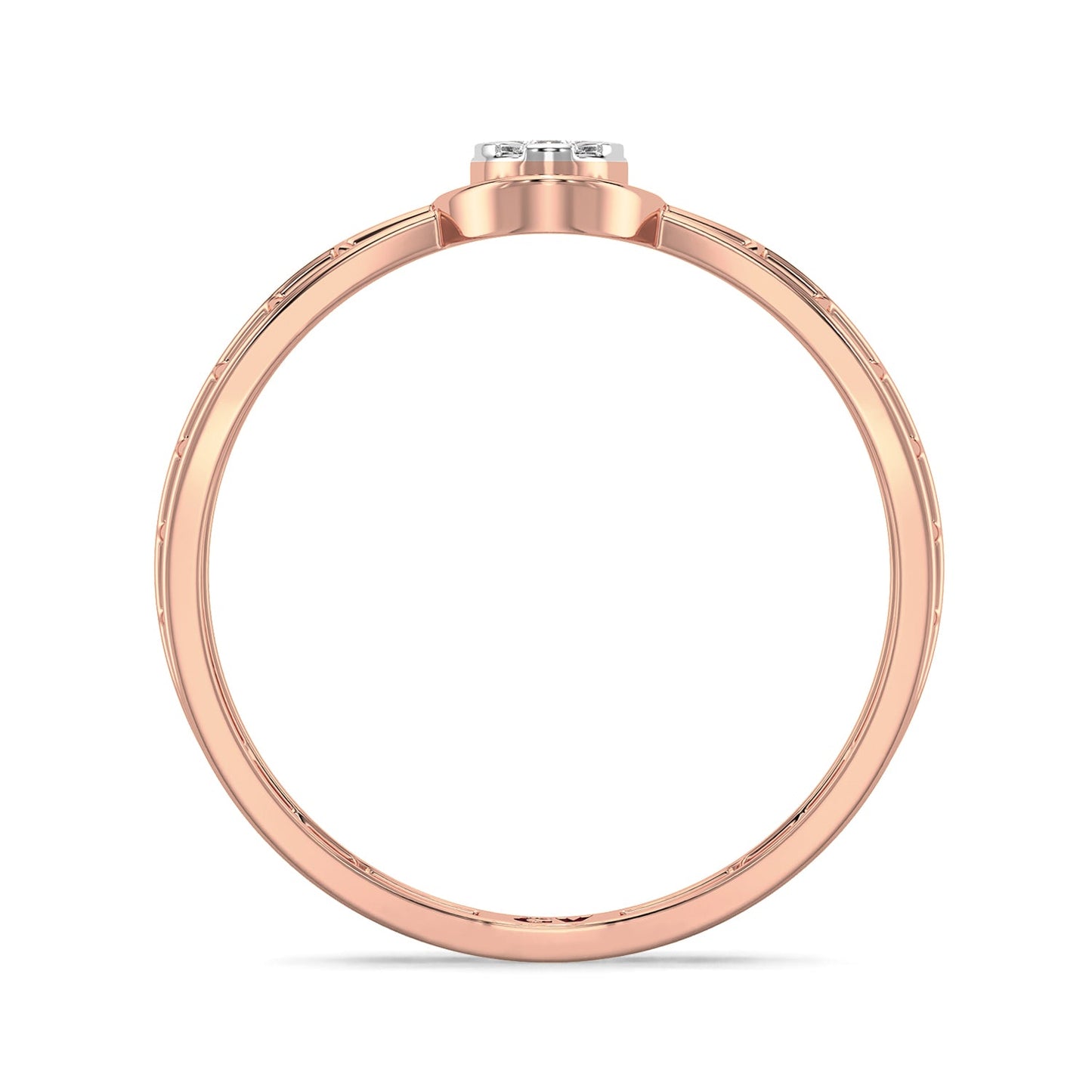 Whisper Diamond Ring-Rose Gold