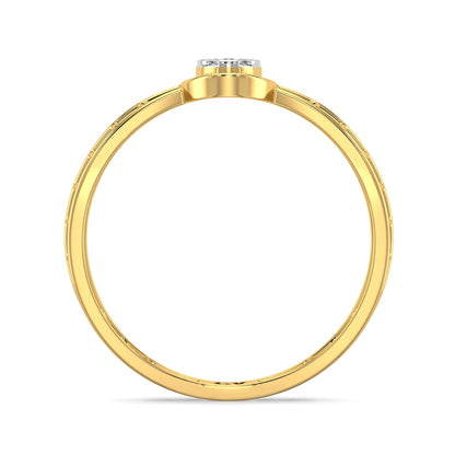 Whisper Diamond Ring-Yellow Gold