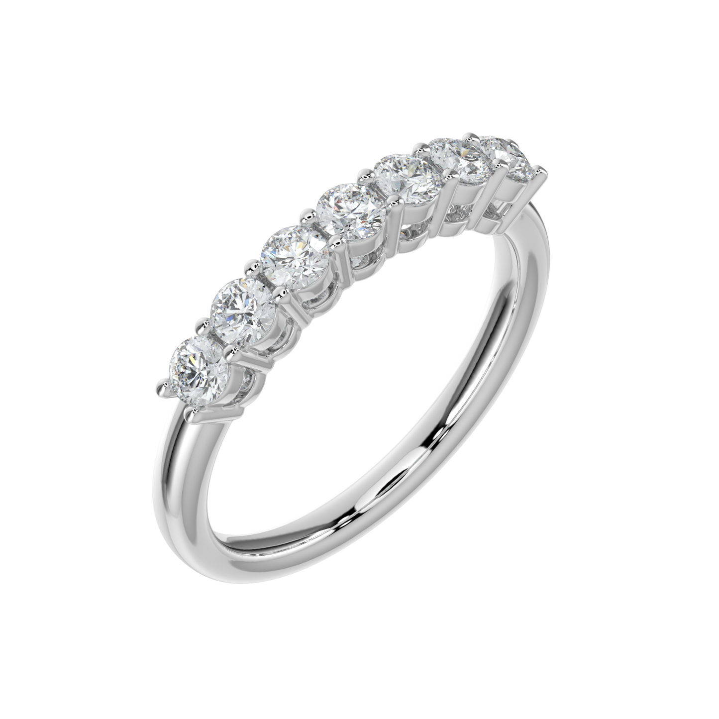 Timeless Diamond Band-White Gold