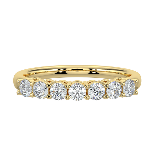 Timeless Diamond Band-Yellow Gold