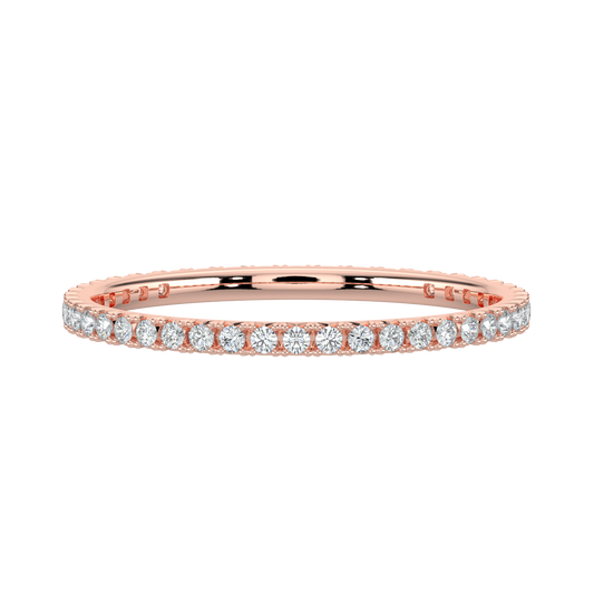Forever Diamond Band-Rose Gold
