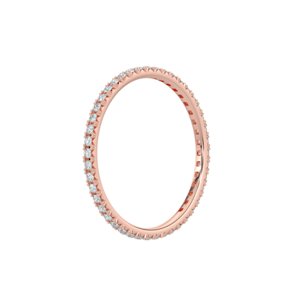 Forever Diamond Band-Rose Gold