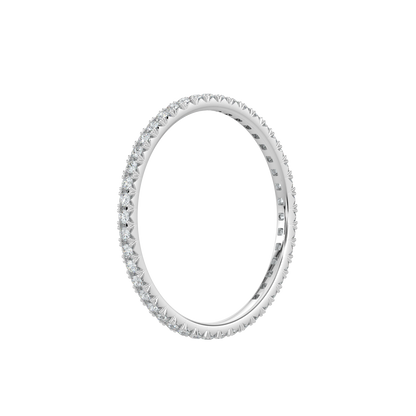 Forever Diamond Band-White Gold