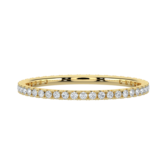 Forever Diamond Band-Yellow Gold