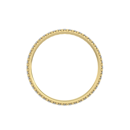 Forever Diamond Band-Yellow Gold