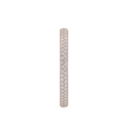 Twinkling Diamond Band-Rose Gold