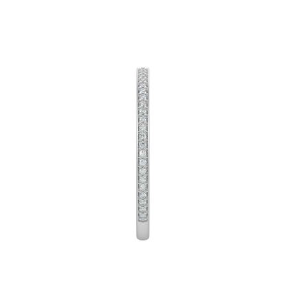 Stackable Diamond Band-White Gold