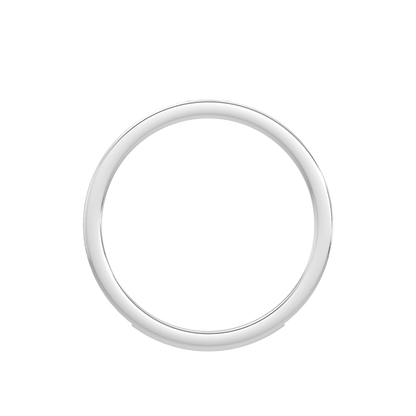 Stackable Diamond Band-White Gold