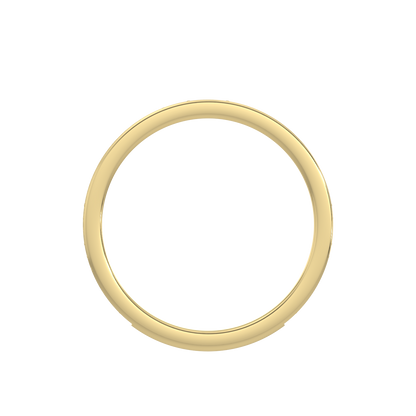 Stackable Diamond Band-Yellow Gold