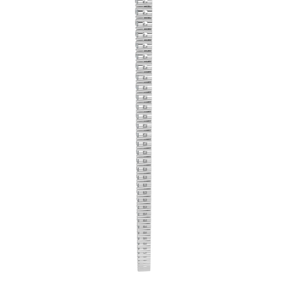 Radiant Diamond Tennis Necklace-White Gold
