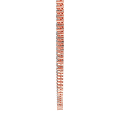 Sparkling Diamond Tennis Necklace-Rose Gold