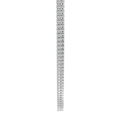 Sparkling Diamond Tennis Necklace-White Gold
