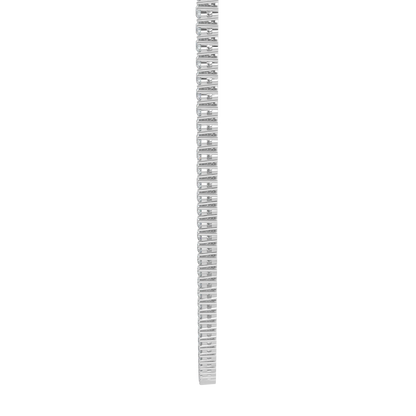 Cascade Diamond Tennis Necklace-White Gold