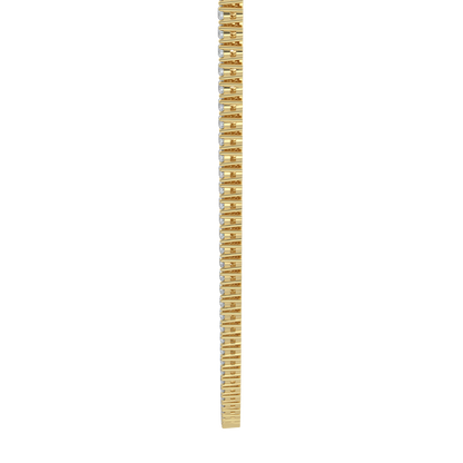 Cascade Diamond Tennis Necklace-Yellow Gold