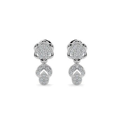 Enchanted Diamond Earrings-White Gold