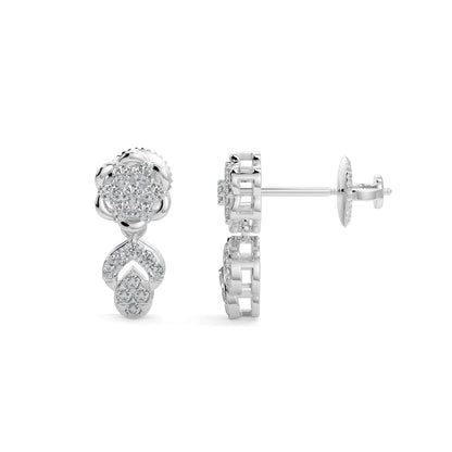 Enchanted Diamond Earrings-White Gold