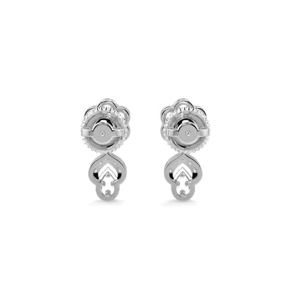 Enchanted Diamond Earrings-White Gold