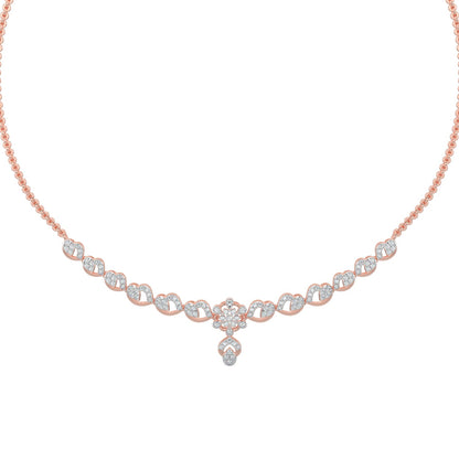 Enchanted Diamond Necklace-Rose Gold