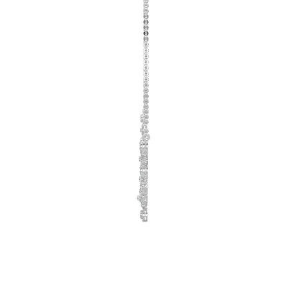 Daisy Dreams Diamond Necklace-White Gold