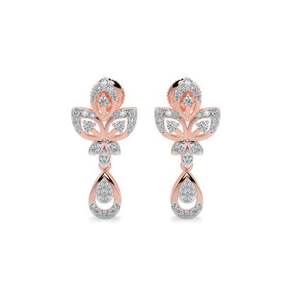 Delicate Charm Earring-Rose Gold