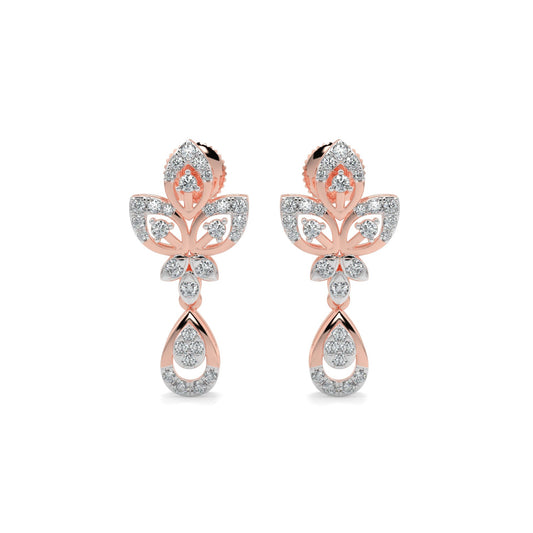Delicate Charm Earring-Rose Gold