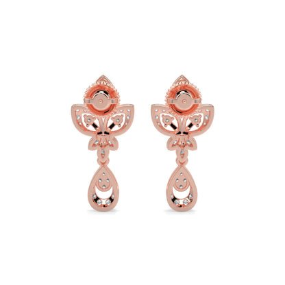 Delicate Charm Earring-Rose Gold