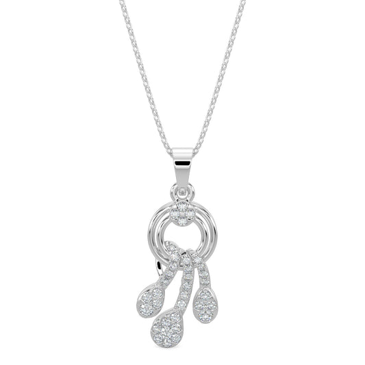 Everyday Charms Pendant-White Gold